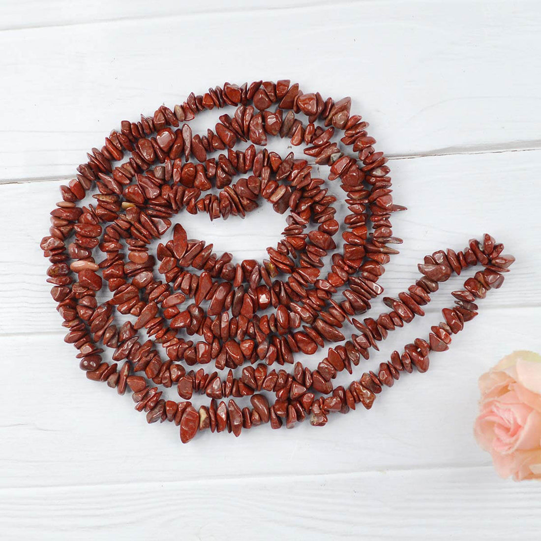 Red Jasper Crystal Necklace for Chakra Healing