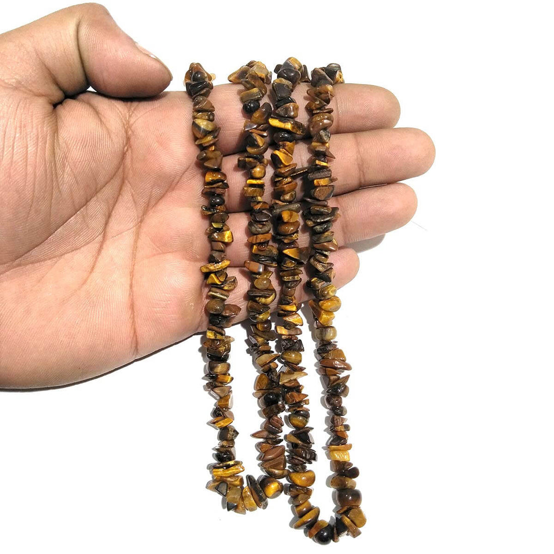 Tiger Eye Crystal Necklace for Chakra Healing