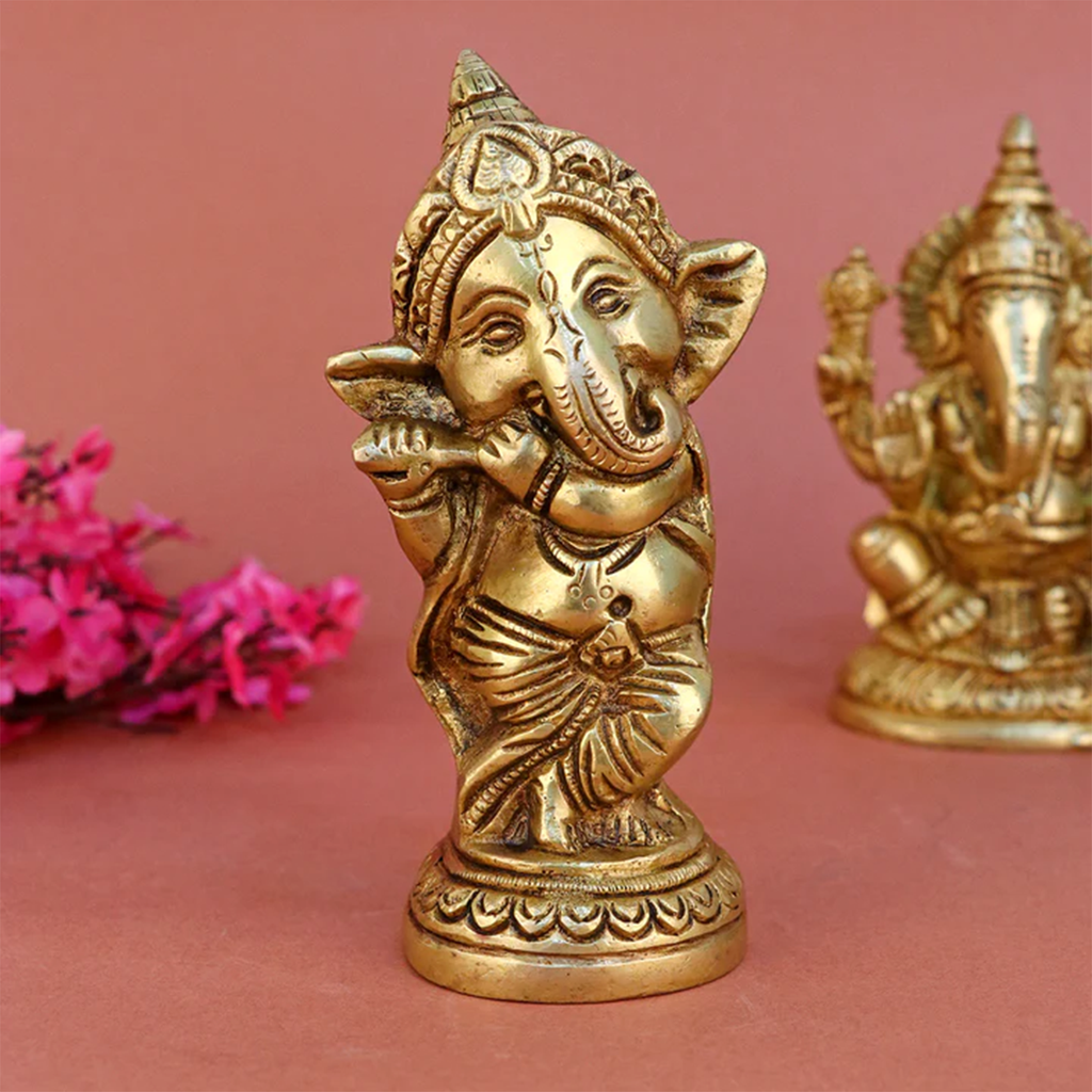 God Statue Idols Brass Murti Radha Krishan