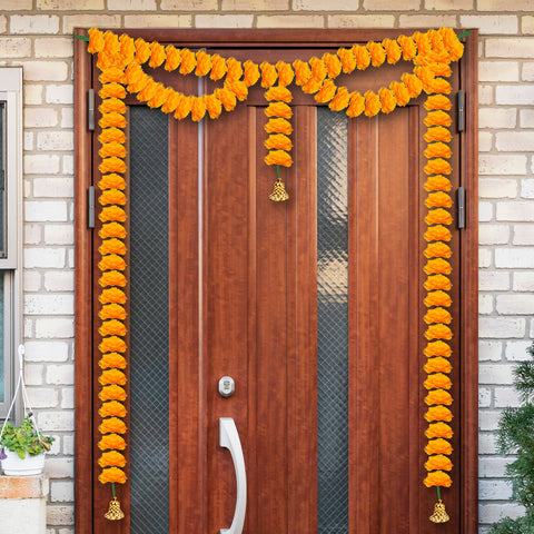 Door Toran Bandhanwar Artificial Marigold Flowers Garland
