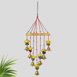 Rajasthani Colorful wooden Ganesh Wall Hanging Wind Chimes