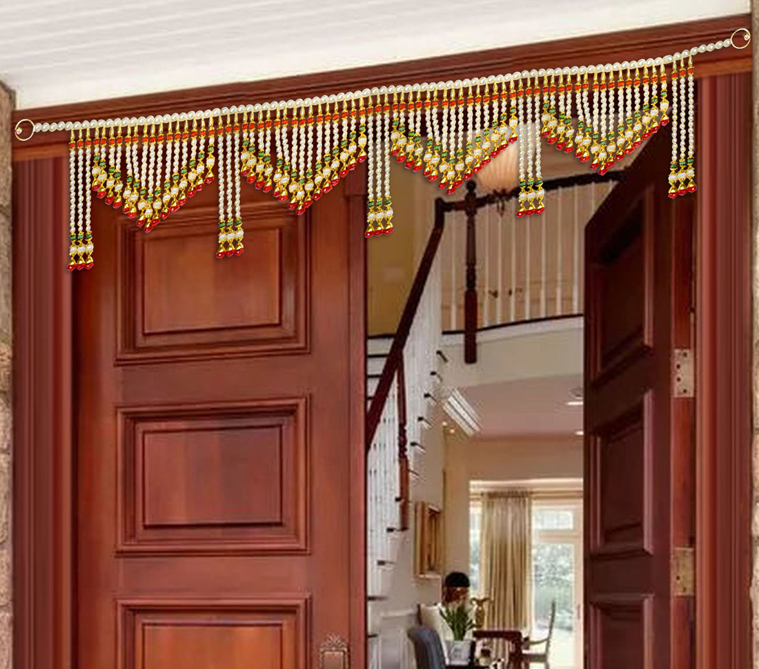 Beautiful Colorful Beades Toran Bandhanwar For Entrance Door