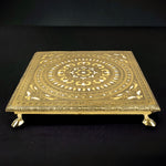 Vibrant Traditions: Meenakari-Embellished Worship Chowki