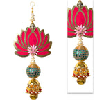 Elegant Lotus with Bell Side Wall Hangings