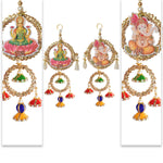 Laxmi Ganesh Round Shubh Labh Side Door Wall Hangings