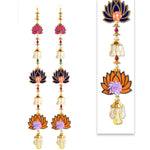 Elegant Lotus Side Door Wall Hangings
