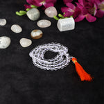 Sphatik Clear Quartz Crystal 108 Beads Jaap Mala