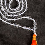 Sphatik Clear Quartz Crystal 108 Beads Jaap Mala