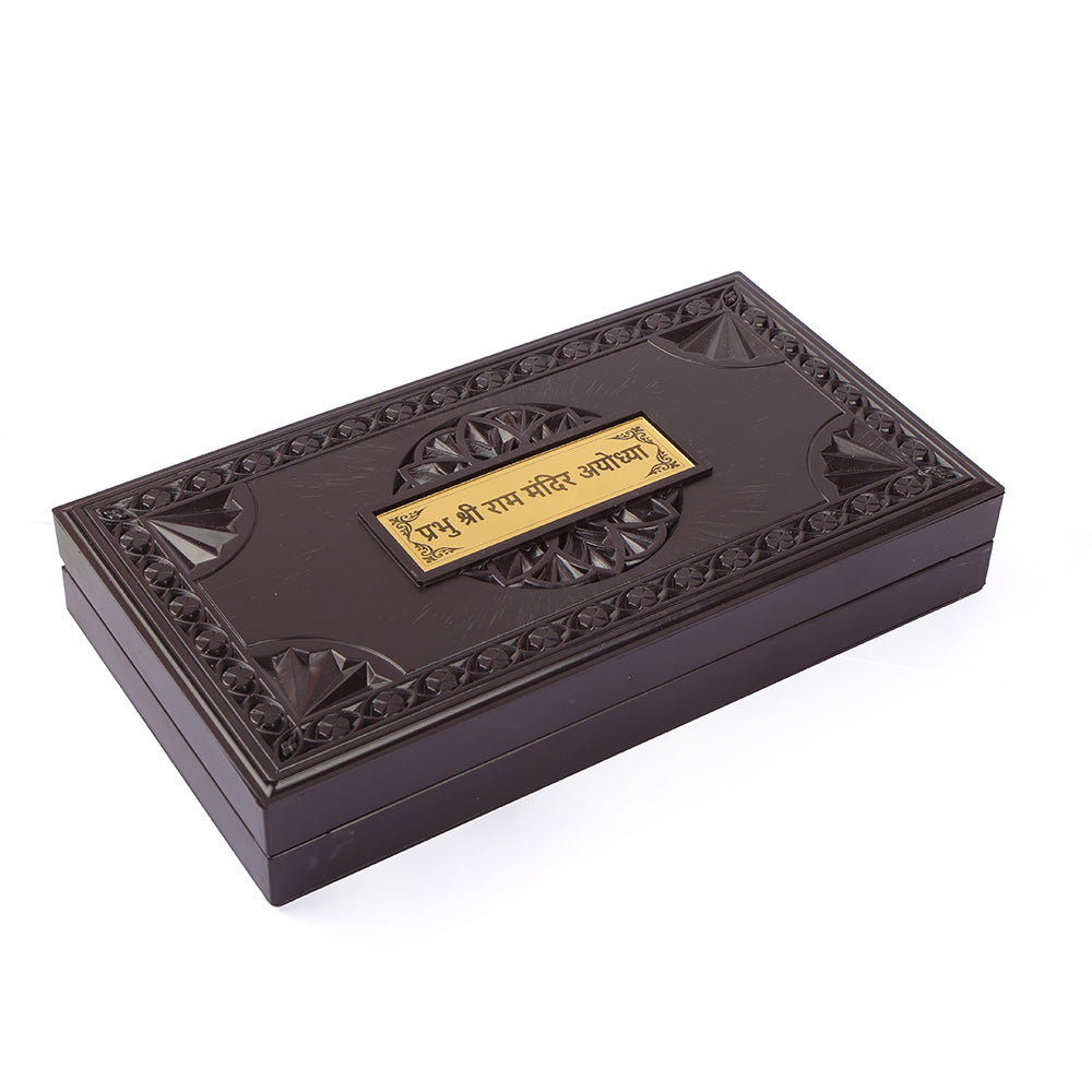 Prabhu Shree Ram Ayodhya Mandir Charan Paduka Box - Big