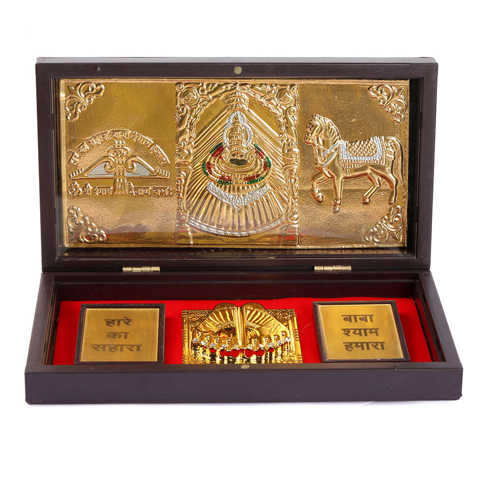 Khatu Shyam Baba Charan Paduka Box - Big