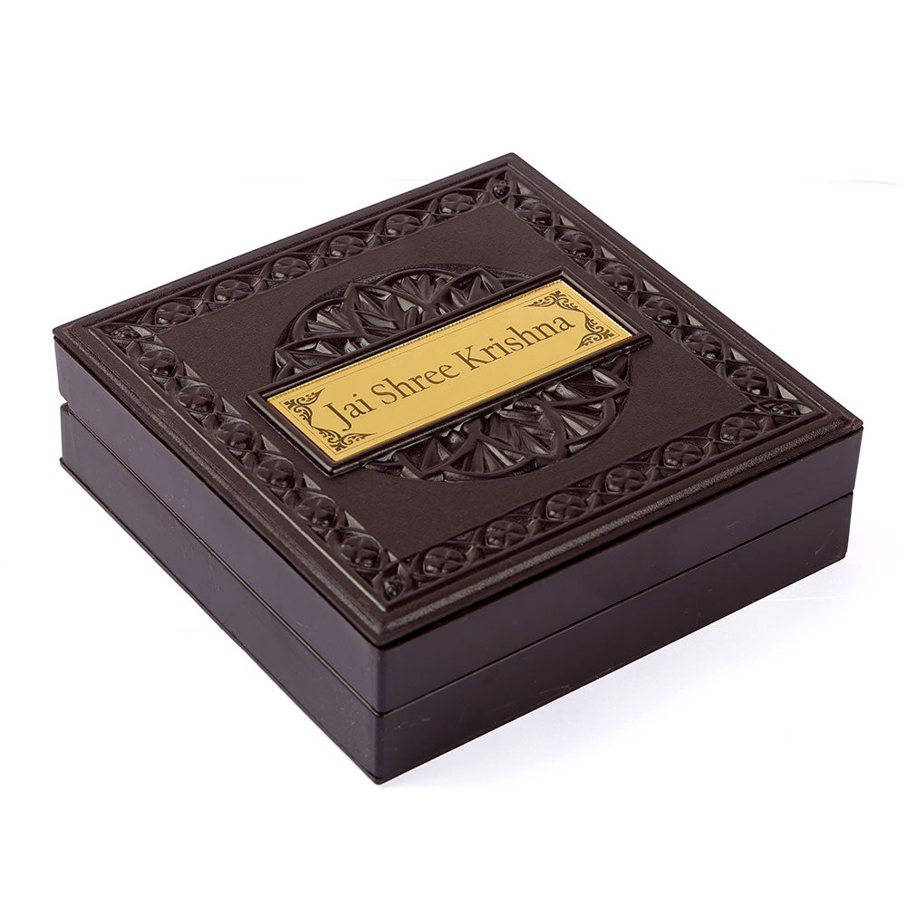 Shree Krishna Charan Paduka Box - Medium