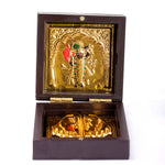 Jai Shree Krishna Charan Paduka Box - Small