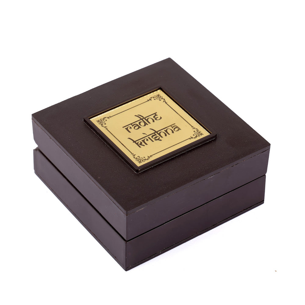 Radha Krishna Charan Paduka Box - Small