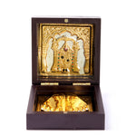 Om Shri Venkateshaya Namaha Charan Paduka Box - Small