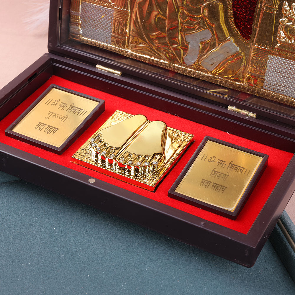 Guru Ji Charan Paduka Box - Big