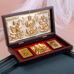 Shree Lakshmi Ganesh & Saraswati Charan Paduka Box - Big