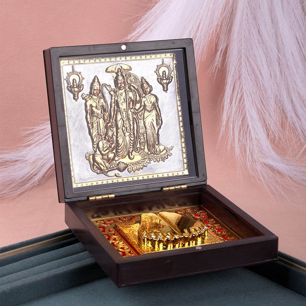 Shree Ram Charan Paduka Box - Medium