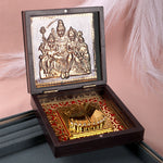 Jai Shiv Shankar Shiv Ji Charan Paduka Box - Medium