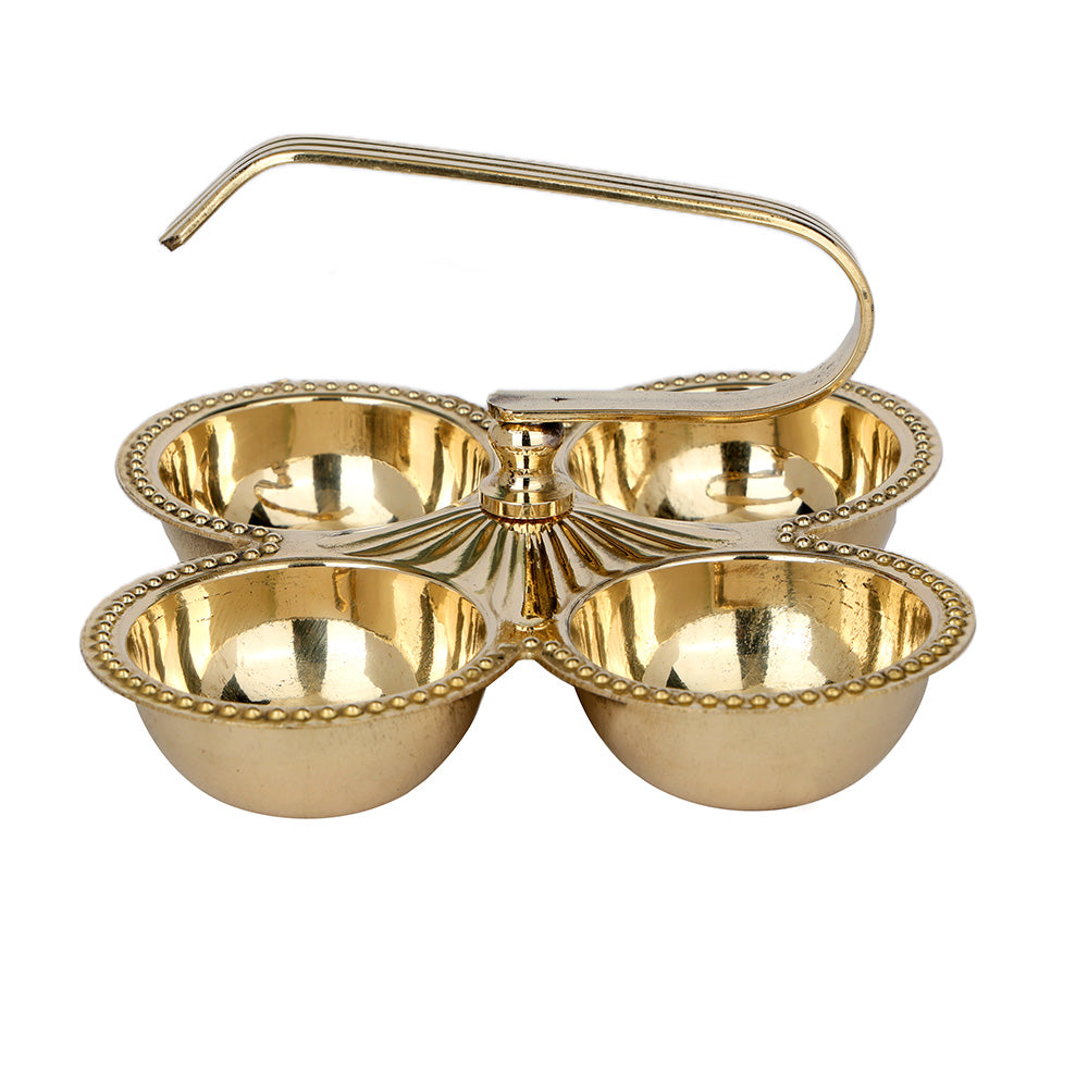 Traditional Designer Brass Chaumukh