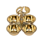 Designer Brass Chaumukh with Peacock