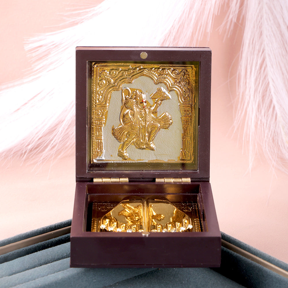 Jai Hanuman Ji Charan Paduka Box - Small