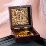 Radha Krishna Charan Paduka Box - Small