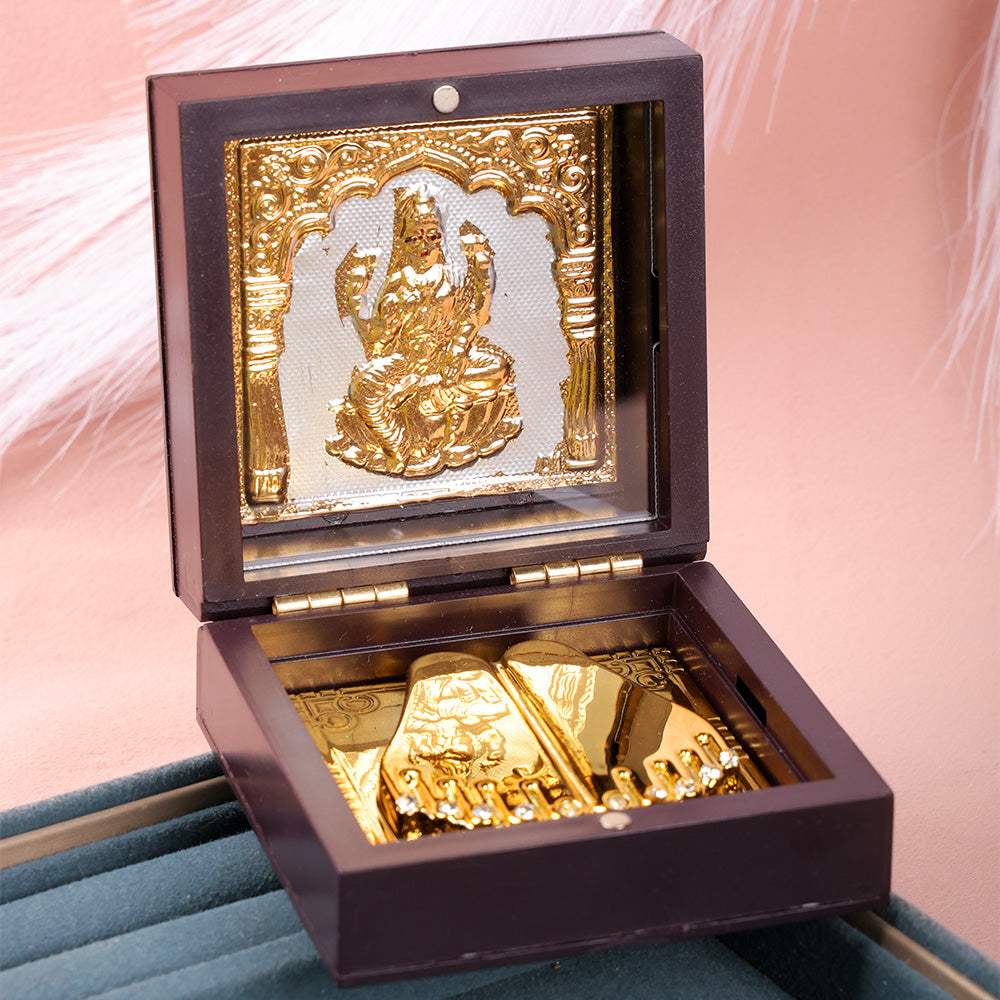Lakshmi Mata Charan Paduka Box - Small