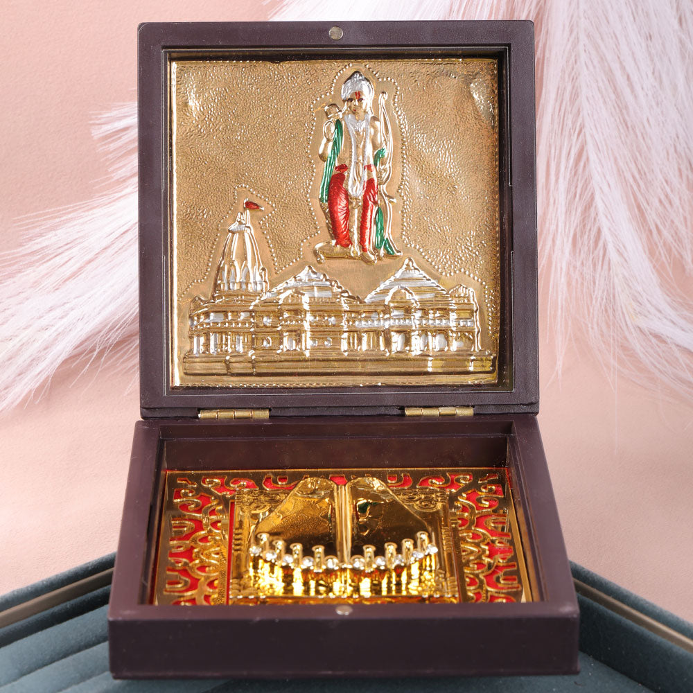Ayodhyapati Shree Ram Charan Paduka Box - Medium