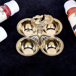 Designer Brass Chaumukh with Peacock