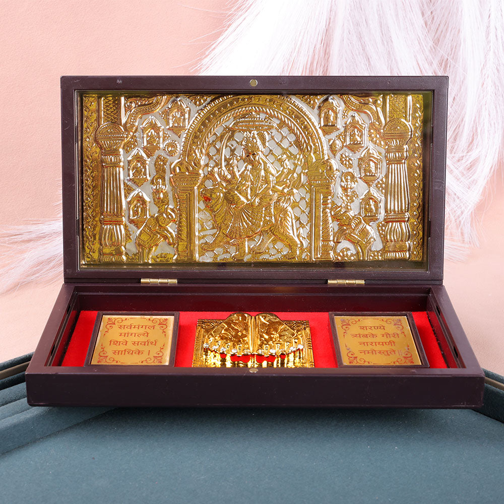Jai Mata Di Charan Paduka Box - Big