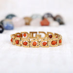 Elegant Rudraksha Bracelet Gold Plated Premium IGP Coating