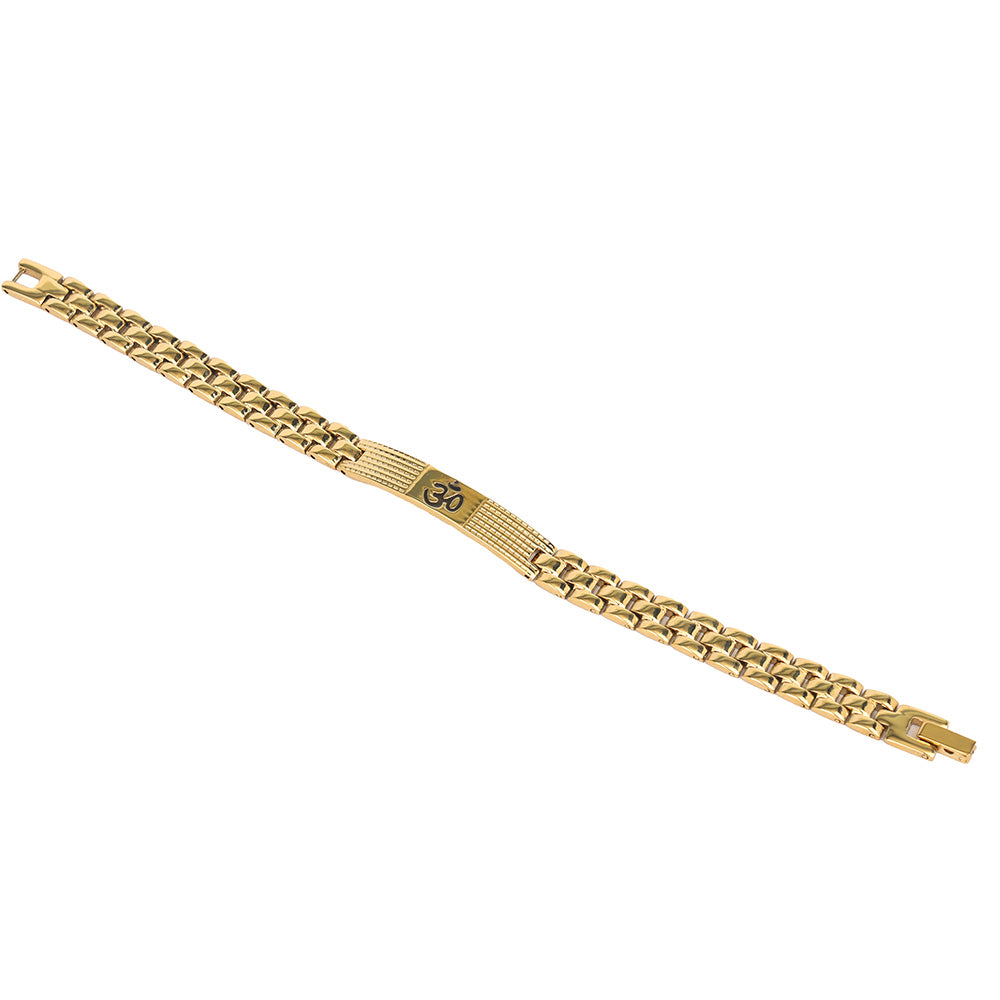 Om Bracelet Gold Plated Premium IGP Coating Spiritual Bracelet