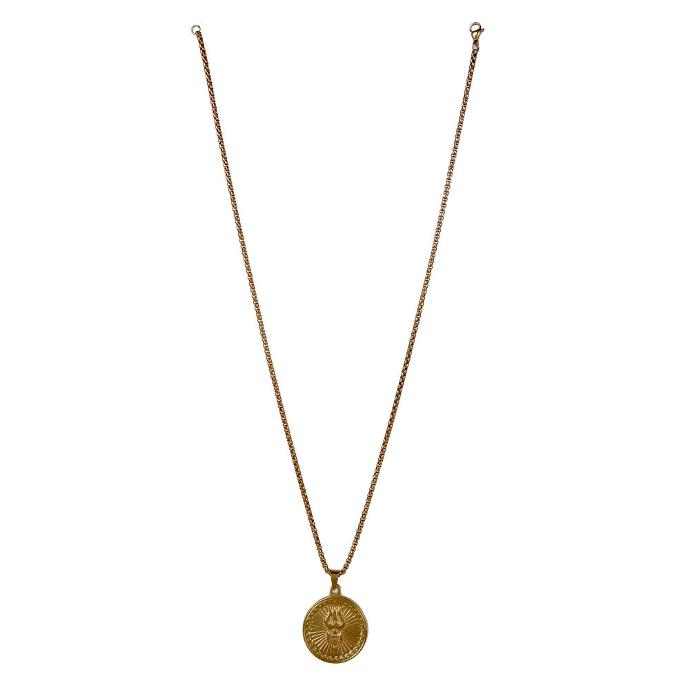Trishul Pendant Gold Plated Premium IGP Coating