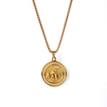 Maa Name Pendant Gold Plated Premium IGP Coating