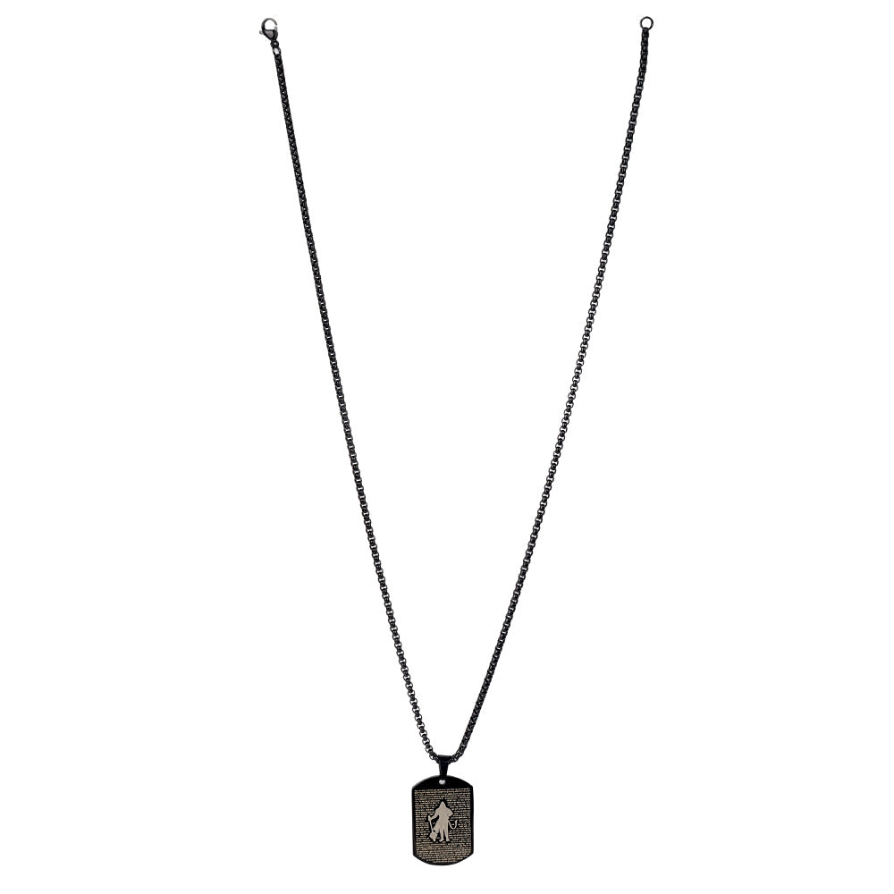 Hanuman Chalisa Pendant MicroCarved Black