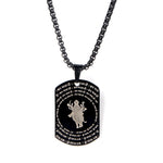Shree Durga Maa Pendant MicroCarved Black