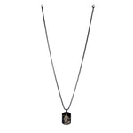 Lord Hanuman Pendant Engraved Hanuman Chalisa Black