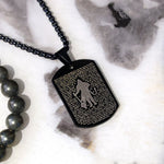Hanuman Chalisa Pendant MicroCarved Black