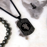 Shree Durga Maa Pendant MicroCarved Black