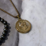 Hanuman Ji Gada Pendant Gold Plated Premium IGP Coating