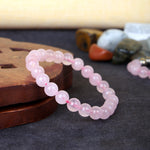 Raw Pyrite, Rose Quartz & Black Obsidian Bracelet Combo with Hanuman Chalisa Pendant