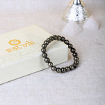 Natural Pyrite Bead Bracelet