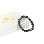 Natural Pyrite Bead Bracelet