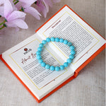 Turquoise Firoza Bracelet Natural Stone Beads Stylish Daily Wear