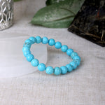 Turquoise Firoza Bracelet Natural Stone Beads Stylish Daily Wear