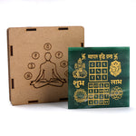 Green Aventurine Vyapar Vridhi Yantra Spiritual Prosperity Tool