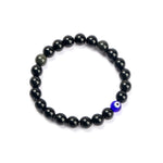 Black Obsidian Evil Eye Bracelet Spiritual Protection Wear