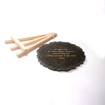 Pyrite Kuber Yantra Frame Stand Spiritual Prosperity Tool