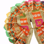Size No.2 Vibrant Multi-Colour Petal Laddu Gopal Dress