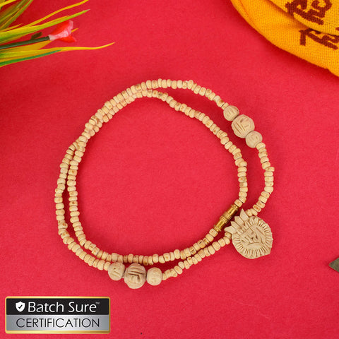 100% Original Tulsi Kanthi Mala with Radha name locket for devotion and spiritual well-being. India’s Largest Pooja Accessories Brand - www.satvikstore.in